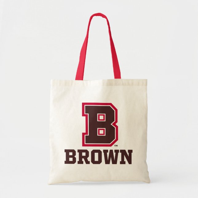 Brown | B Tote Bag (Front)