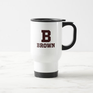 Brown B Travel Mug