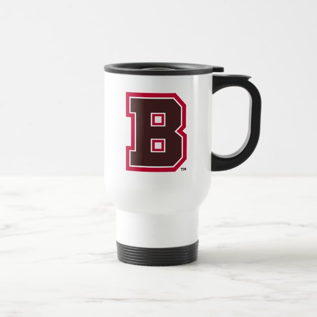 Brown B Travel Mug (Right)
