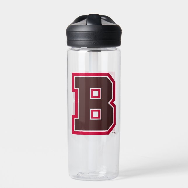 Brown B Water Bottle (Front)
