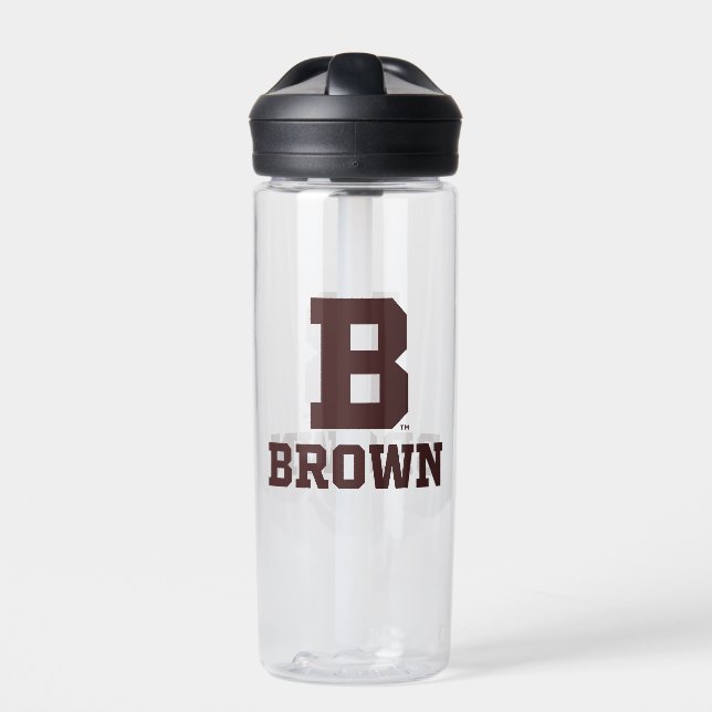 Brown | B Water Bottle (Front)