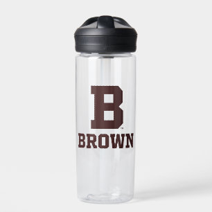 Brown   B Water Bottle