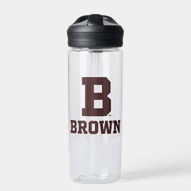 Brown | B Water Bottle (Front)