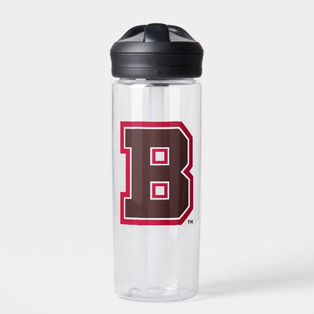 Brown B Water Bottle (Front)