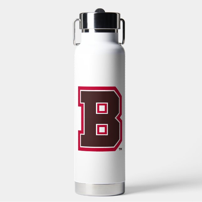 Brown B Water Bottle (Front)