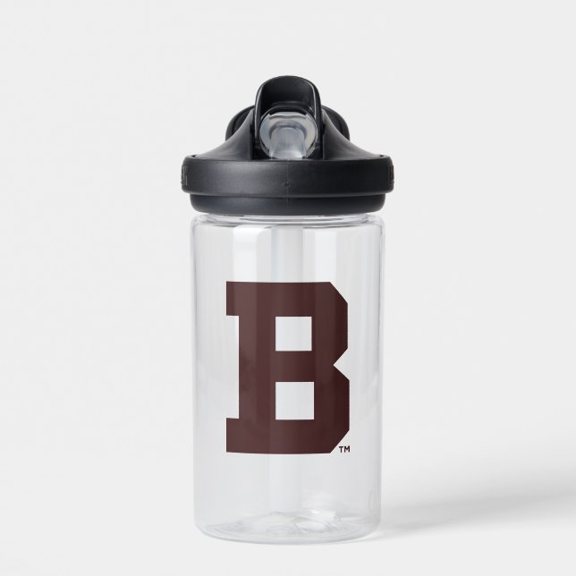 Brown B Water Bottle (Front)