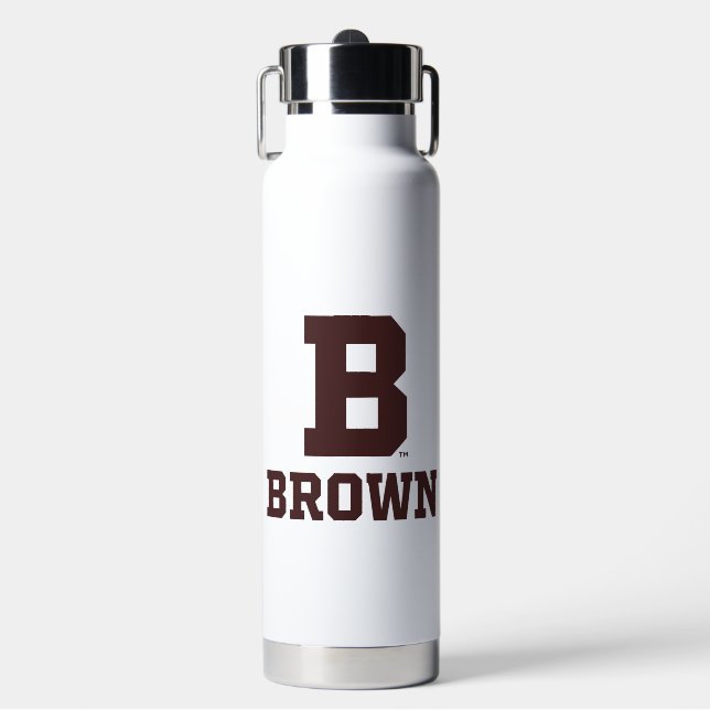 Brown | B Water Bottle (Front)