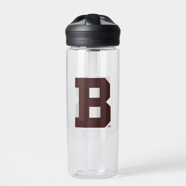 Brown B Water Bottle (Front)