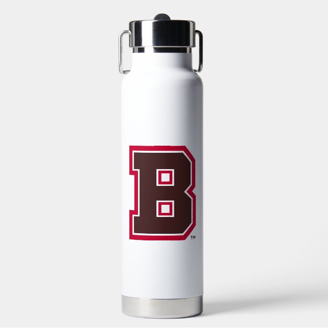 Brown B Water Bottle (Front)