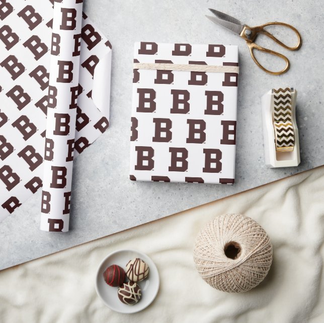 Brown B Wrapping Paper (Crafts)