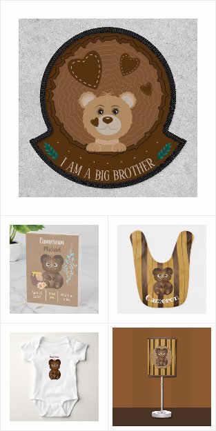 Brown baby bear - Gifts Collection for New Babies