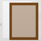 Brown Background Color You Can Customize (Front/Back)