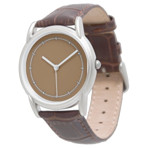 Brown Background Colour You Can Customize Watch