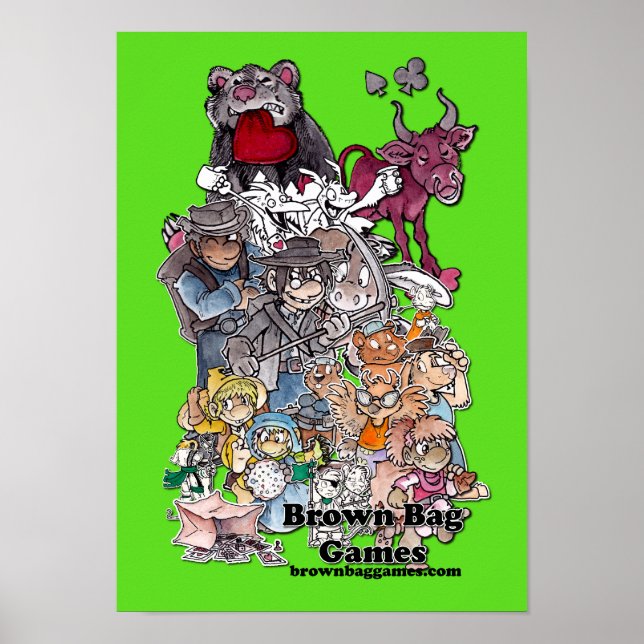 Brown Bag Games Character Poster (Front)