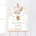 Brown Balloon Bear Baby Shower Welcome Poster<br><div class="desc">Make your event special with this Bearly Wait Baby Shower with our cute and lovely printable Welcome Sign featuring adorable Brown Bear Baby Shower theme. Download,  personalize,  and create lasting memories with this perfect touch for your joyous celebration!

BS606</div>