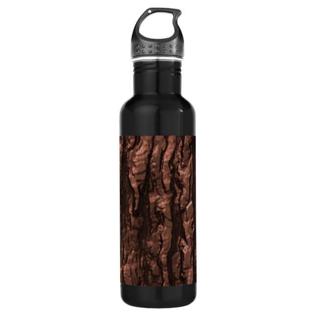 Brown Bark Camo Water Bottle (Front)