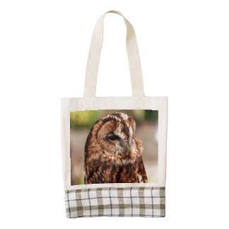 Brown Barn Owl Zazzle HEART Tote Bag