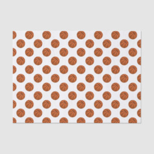 Brown Basketball Balls on White Tissue Paper