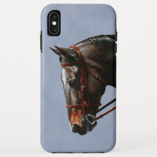 Brown Bay Oldenburg Horse Portrait iPhone XS Max Case