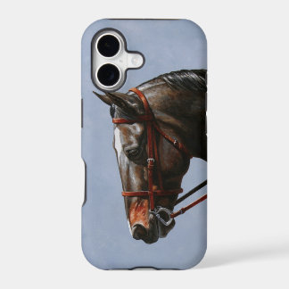 Brown Bay Oldenburg Horse Portrait iPhone 17 Case