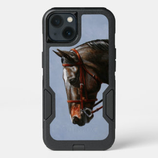 Brown Bay Oldenburg Horse Portrait iPhone 13 Case