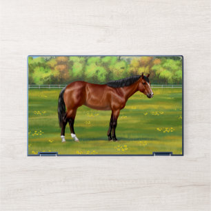 Brown Bay Quarter Horse HP Laptop Skin