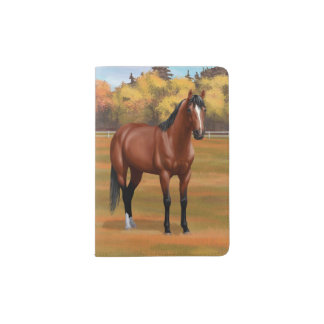 Brown Bay Quarter Horse Stallion Passport Holder