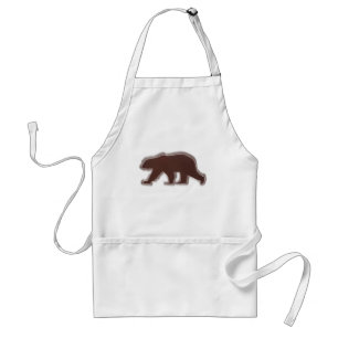 Brown Bear Adult Apron