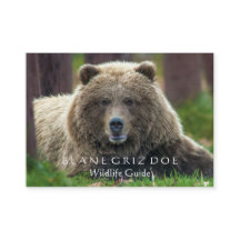 Brown Bear and Coyote Wildlife Business Card
