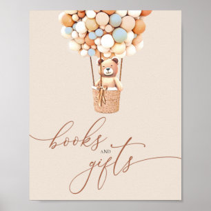 Brown Bear Balloons Baby Books and Gifts Poster
