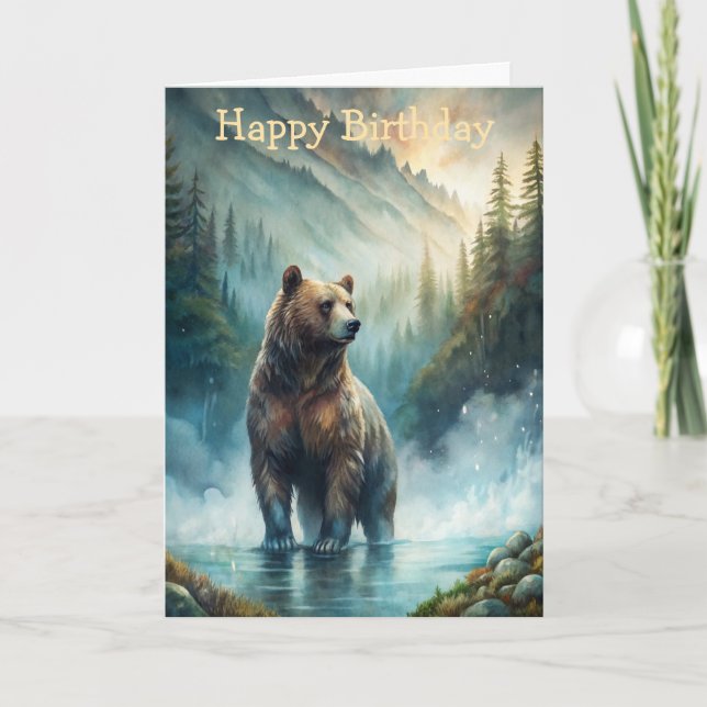 Brown Bear  Card (Front)