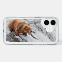 Brown Bear Catches Red Salmon