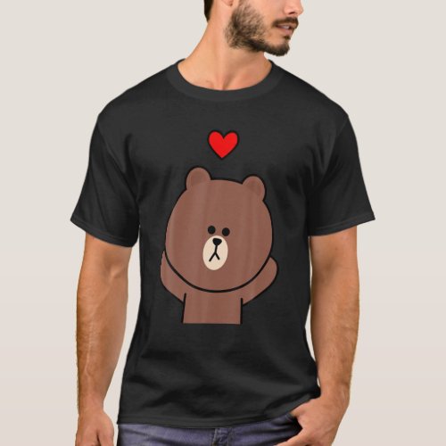 Brown Bear Cony Bunny Rabbit So Much Love Valentin T_Shirt
