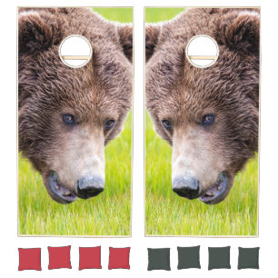 Brown Bear Cornhole Set