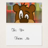 Brown Bear Face (Front & Back)