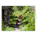 Brown Bear Family Card