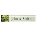 Brown Bear Family Desk Name Plate