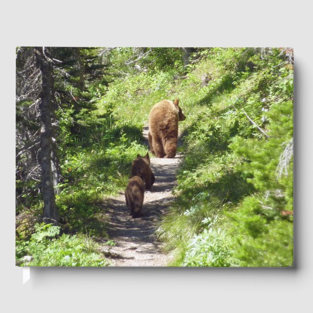 Brown Bear Family Guest Book (Front)