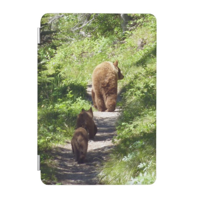 Brown Bear Family iPad Mini Cover (Front)
