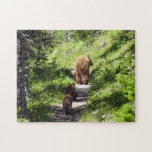 Brown Bear Family Jigsaw Puzzle