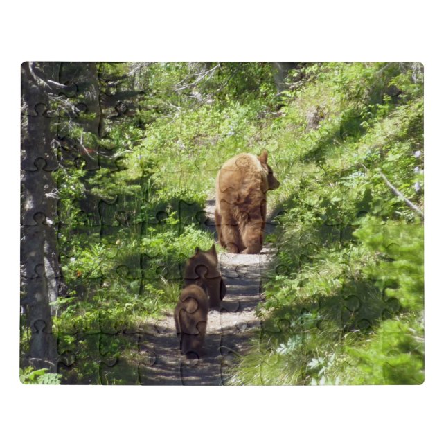 Brown Bear Family Jigsaw Puzzle (Puzzle Horizontal)