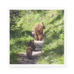 Brown Bear Family Napkins