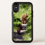 Brown Bear Family OtterBox Symmetry iPhone X Case