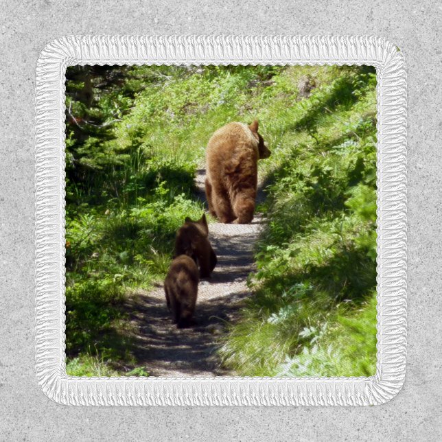 Brown Bear Family Patch (Front)