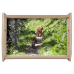 Brown Bear Family Serving Tray