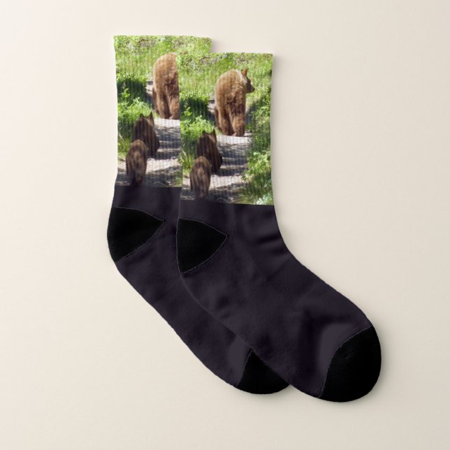 Brown Bear Family Socks (Pair)