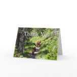 Brown Bear Family Thank You Card