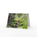 Brown Bear Family Thank You Card