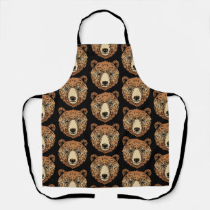 Brown Bear for Autumn Apron