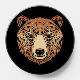 Brown Bear for Autumn PopSocket